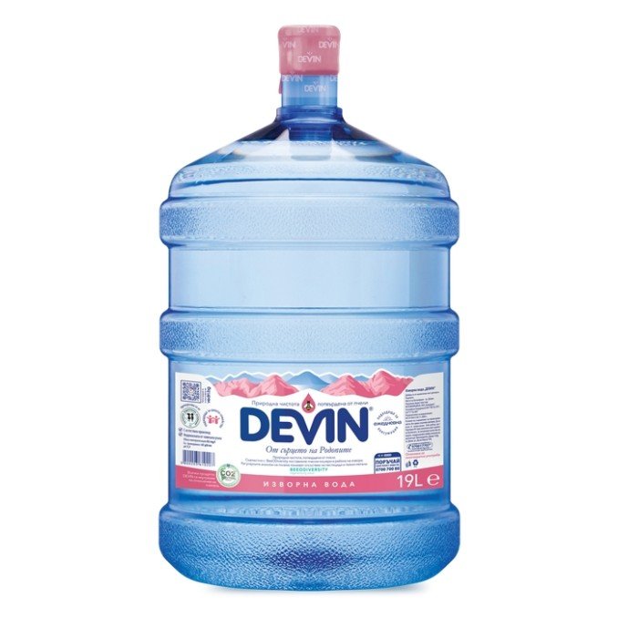 Изворна вода Девин 19л