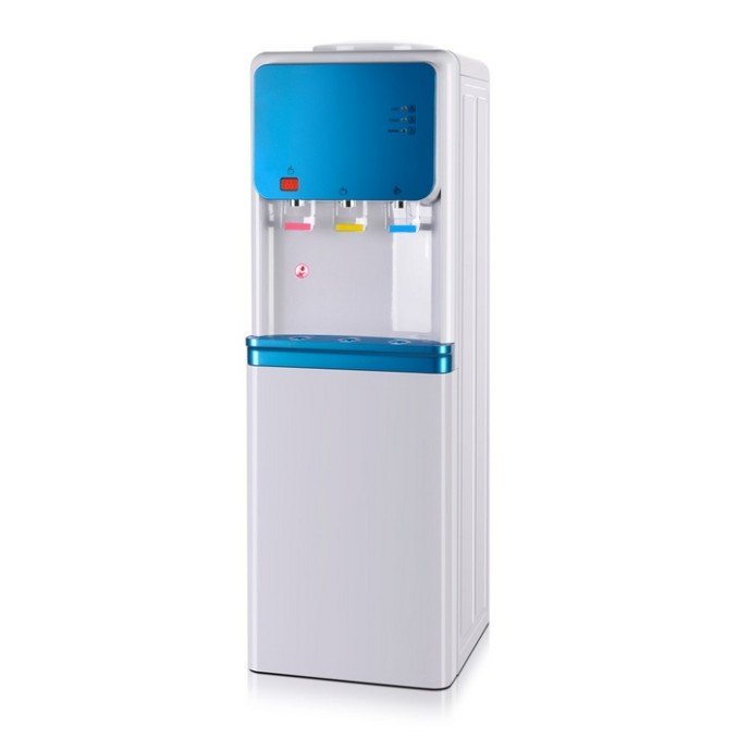 Диспенсър за вода W-40 електронно охлаждане Бяло и Синьо